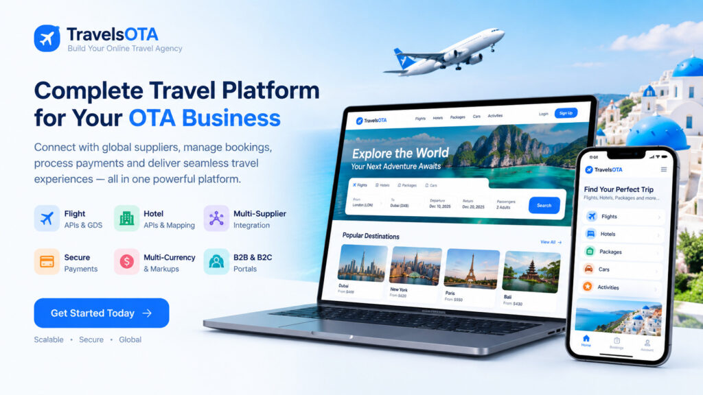 How to Build an Online Travel Agency (OTA) Platform.